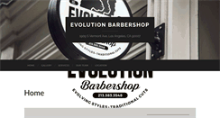Desktop Screenshot of evolutionbarbershop.com